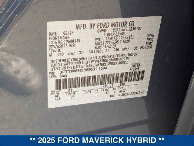 new 2025 Ford Maverick car