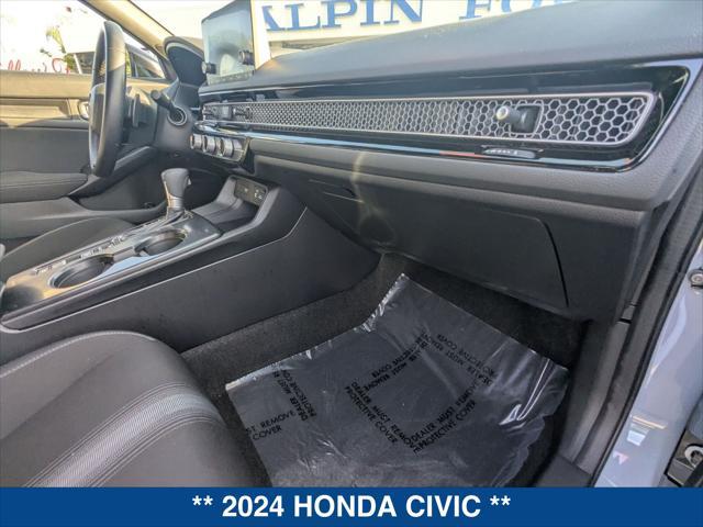 used 2024 Honda Civic car, priced at $24,755