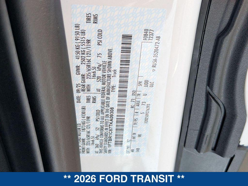 new 2026 Ford Transit-250 car, priced at $53,895