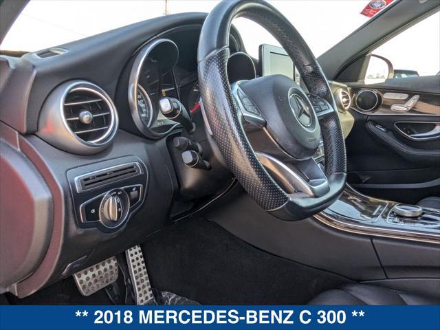 used 2018 Mercedes-Benz C-Class car, priced at $19,875