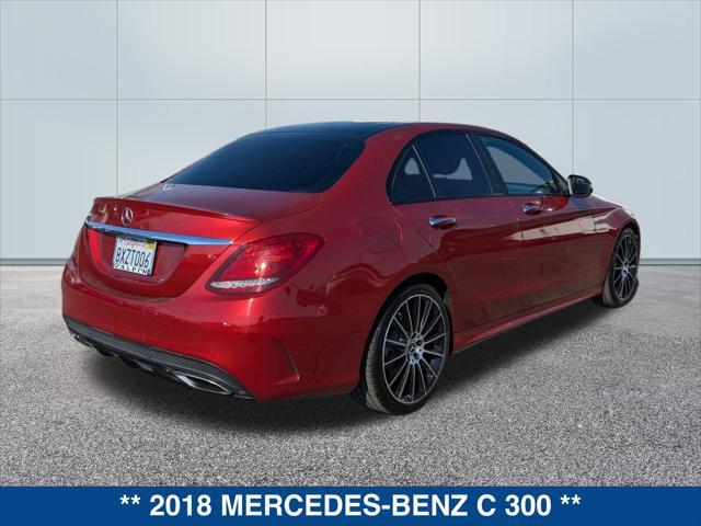 used 2018 Mercedes-Benz C-Class car, priced at $19,875