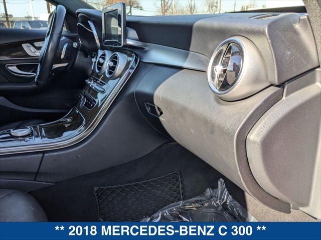 used 2018 Mercedes-Benz C-Class car, priced at $19,875