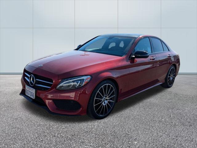 used 2018 Mercedes-Benz C-Class car, priced at $19,875