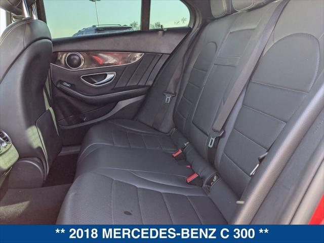 used 2018 Mercedes-Benz C-Class car, priced at $19,875