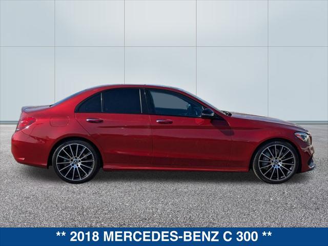 used 2018 Mercedes-Benz C-Class car, priced at $19,875