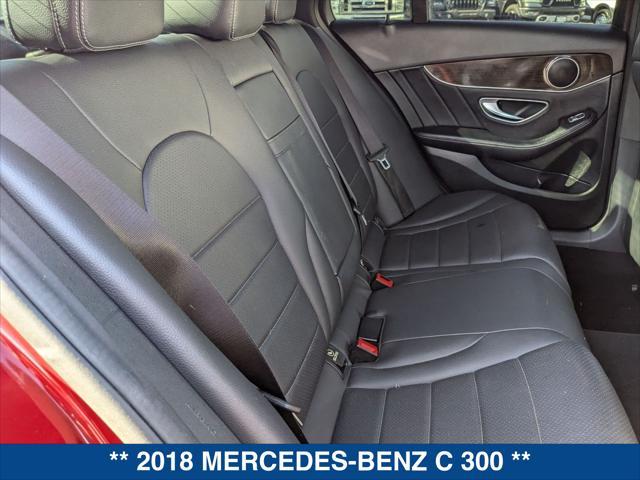 used 2018 Mercedes-Benz C-Class car, priced at $19,875