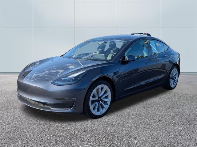 used 2022 Tesla Model 3 car, priced at $26,255