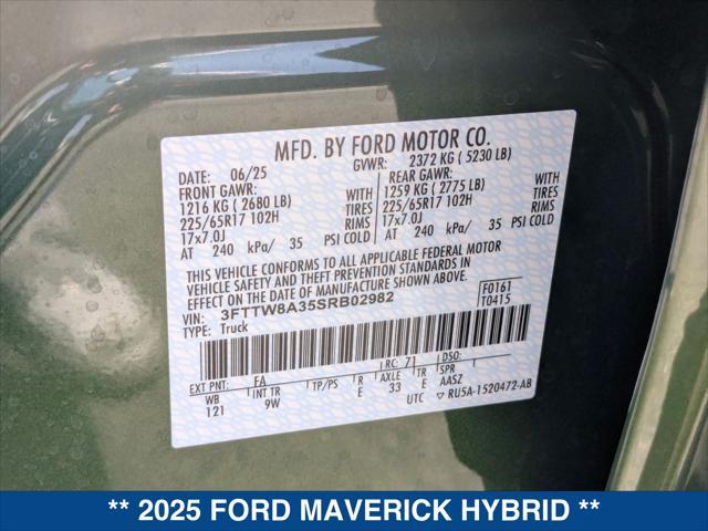 new 2025 Ford Maverick car, priced at $29,840