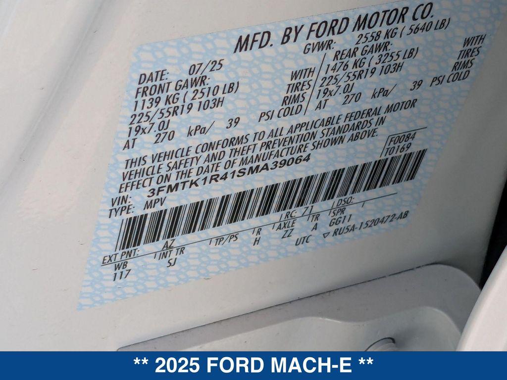 new 2025 Ford Mustang Mach-E car, priced at $42,330