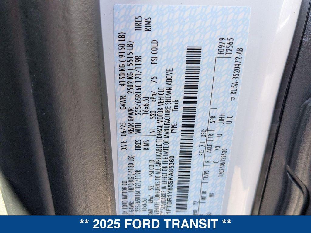 new 2025 Ford Transit-250 car, priced at $51,990