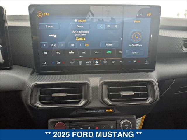 new 2025 Ford Mustang car, priced at $54,705