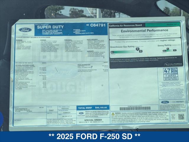 new 2025 Ford F-250 car, priced at $48,165