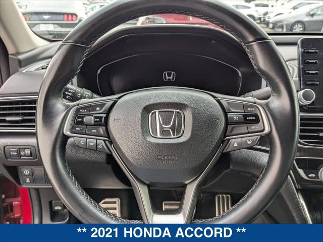 used 2021 Honda Accord car, priced at $25,585