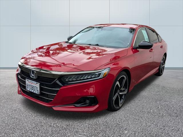 used 2021 Honda Accord car, priced at $25,585