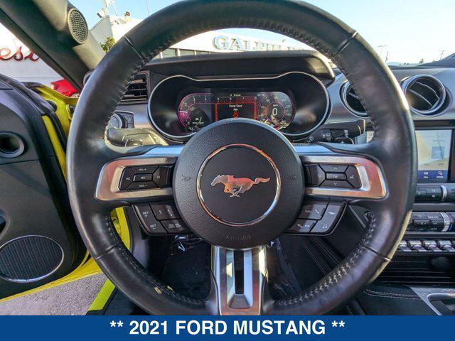 used 2021 Ford Mustang car, priced at $27,000