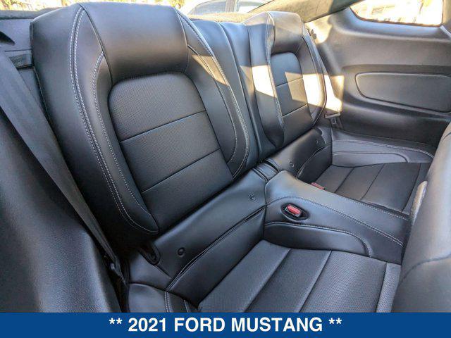 used 2021 Ford Mustang car, priced at $27,000