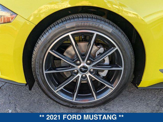 used 2021 Ford Mustang car, priced at $27,000