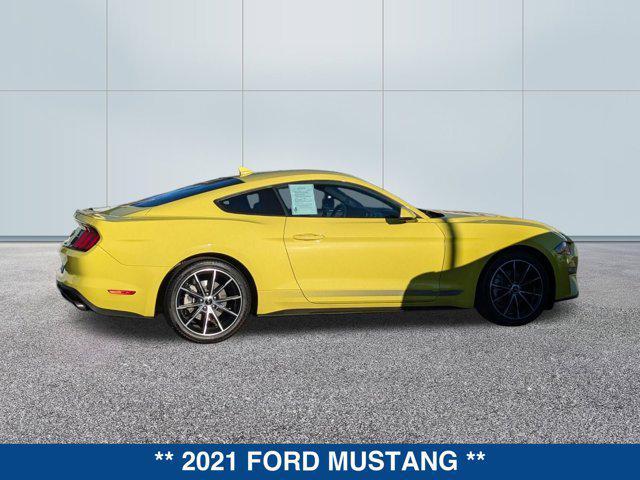 used 2021 Ford Mustang car, priced at $27,000