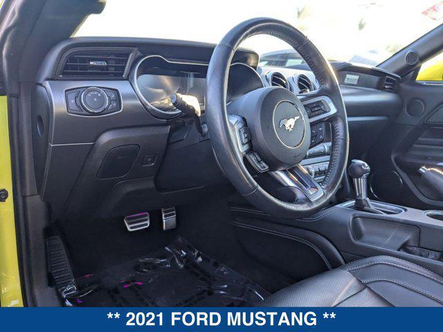 used 2021 Ford Mustang car, priced at $27,000