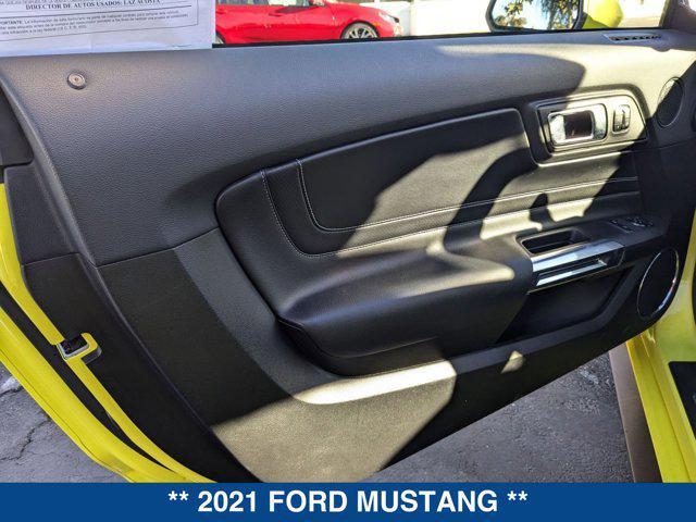 used 2021 Ford Mustang car, priced at $27,000