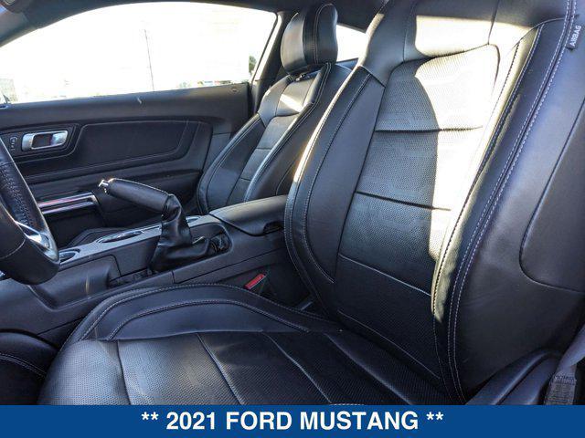 used 2021 Ford Mustang car, priced at $27,000