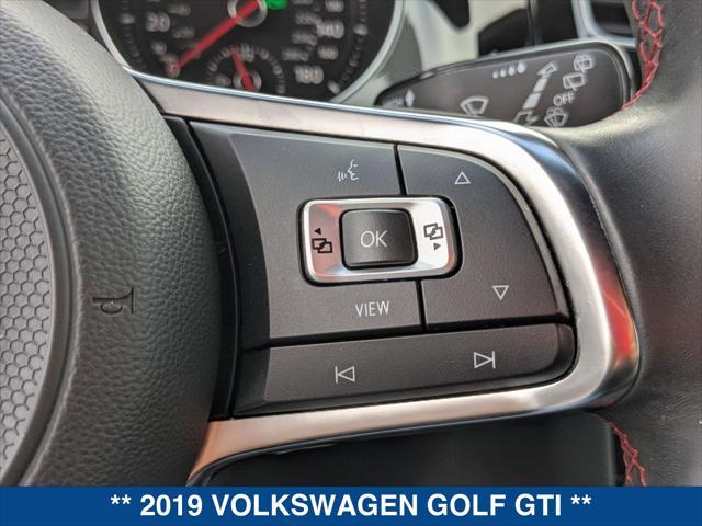 used 2019 Volkswagen Golf GTI car, priced at $24,777