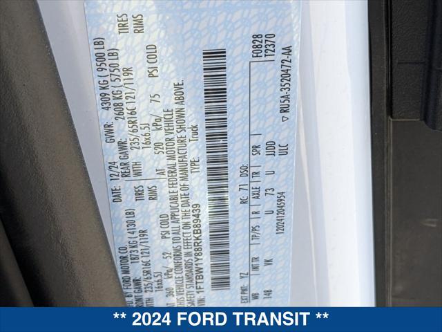 new 2024 Ford Transit-350 car, priced at $54,120