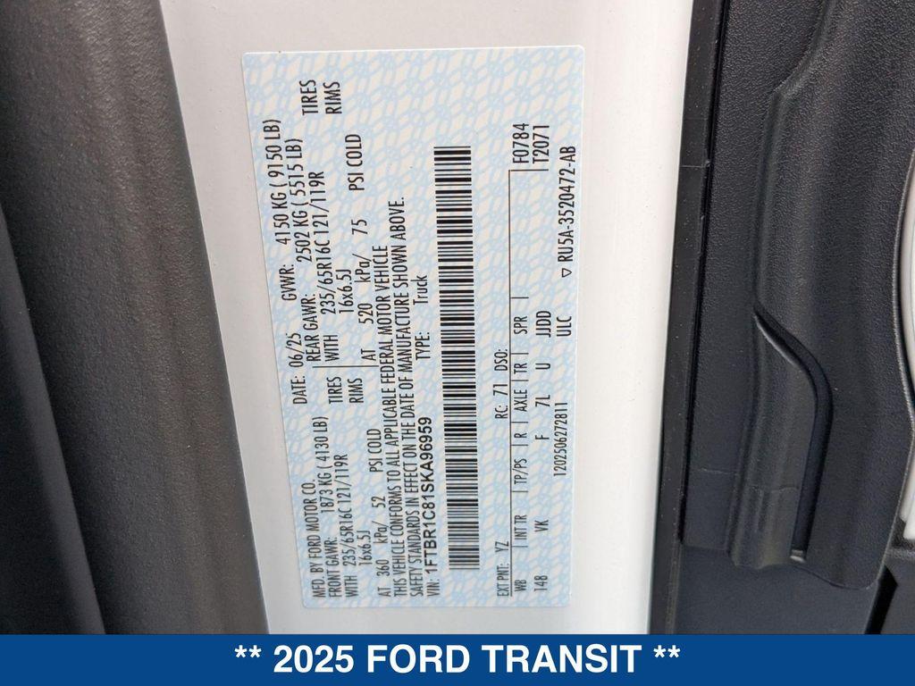 new 2025 Ford Transit-250 car, priced at $58,930
