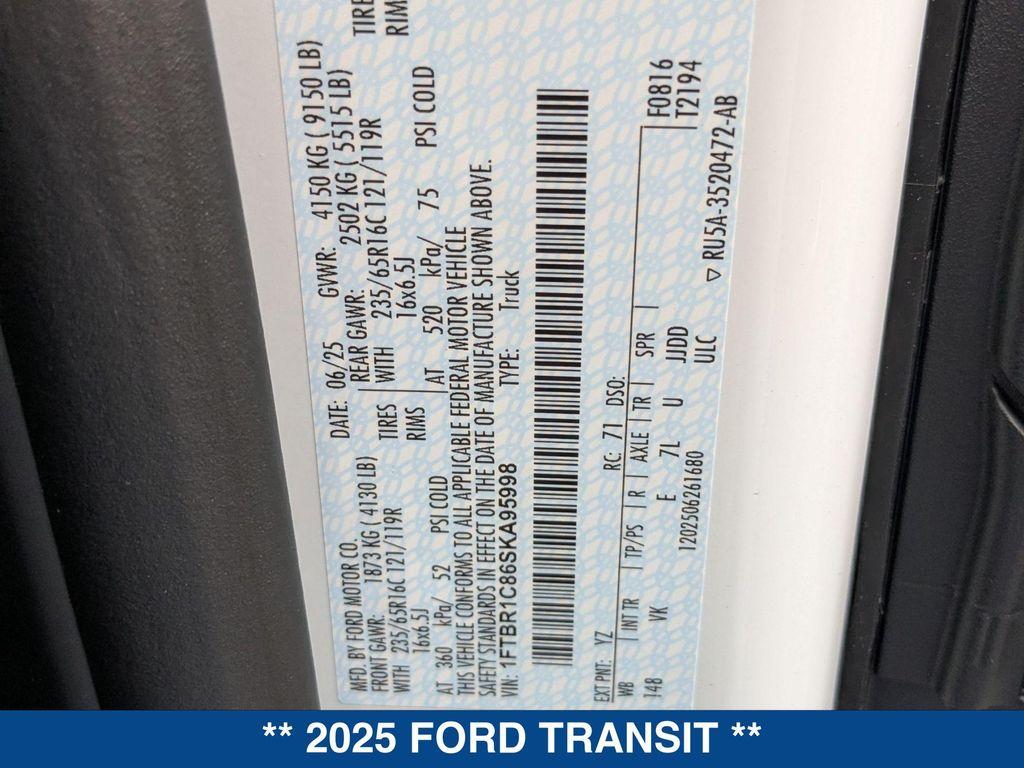 new 2025 Ford Transit-250 car, priced at $57,035