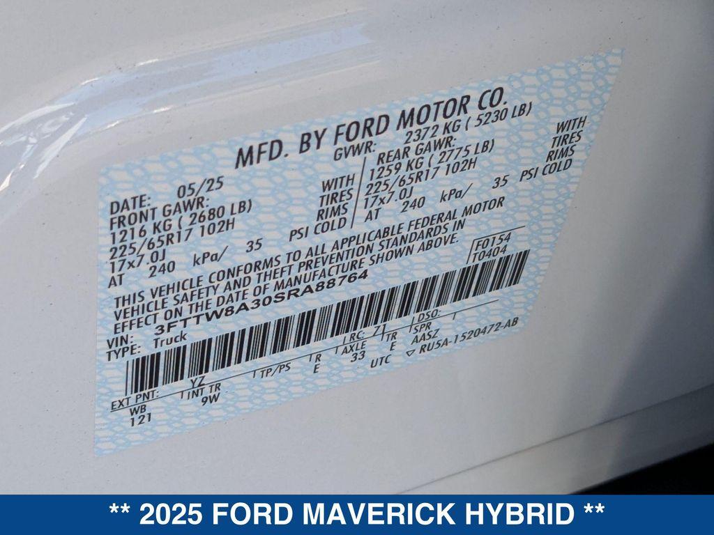 new 2025 Ford Maverick car, priced at $30,770