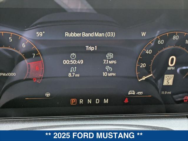 new 2025 Ford Mustang car, priced at $65,145