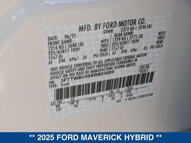 new 2025 Ford Maverick car