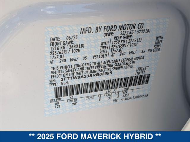 new 2025 Ford Maverick car