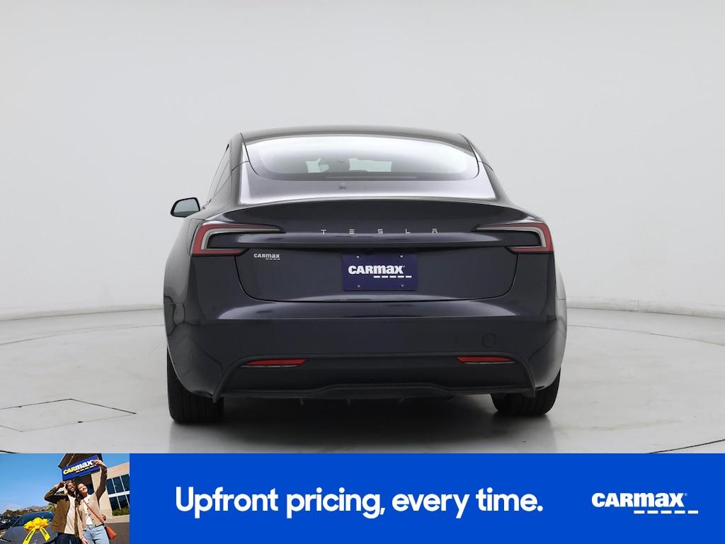 used 2025 Tesla Model 3 car, priced at $38,998