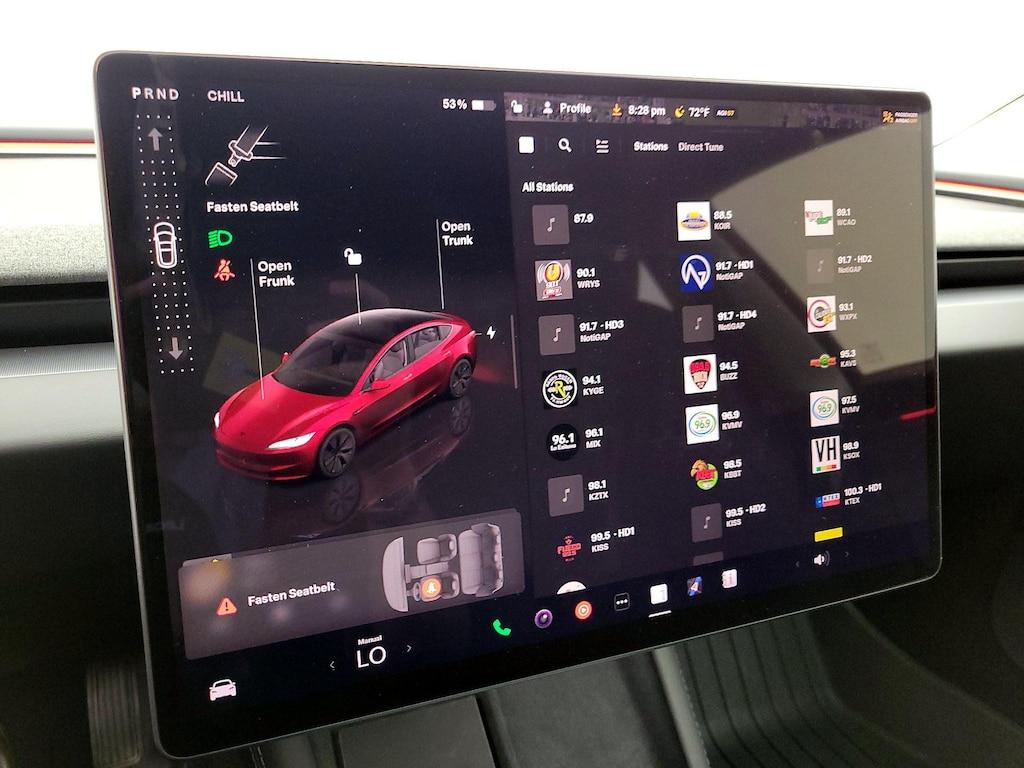 used 2025 Tesla Model 3 car, priced at $38,998