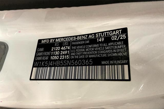 new 2025 Mercedes-Benz CLA 250 car, priced at $48,695