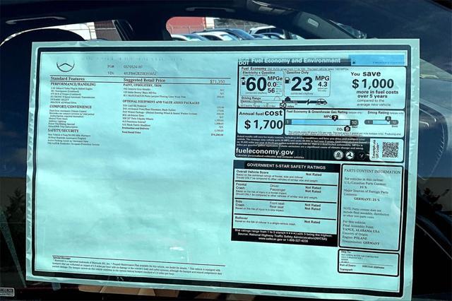 new 2025 Mercedes-Benz GLE 450e car, priced at $76,240