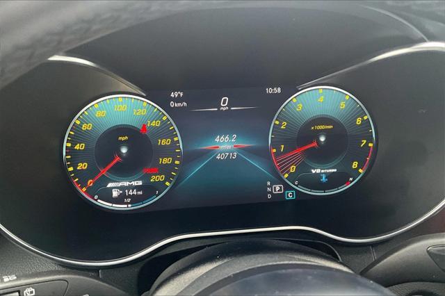 used 2021 Mercedes-Benz AMG GLC 63 car, priced at $55,399