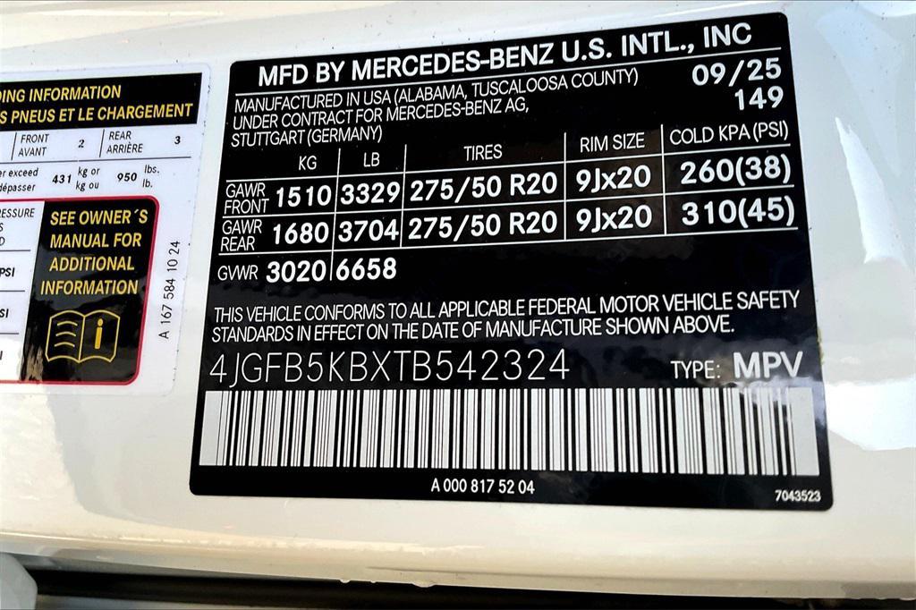 new 2026 Mercedes-Benz GLE 450 car, priced at $86,345