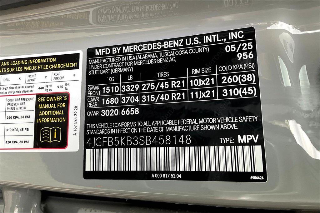 new 2025 Mercedes-Benz GLE 450 car, priced at $85,630