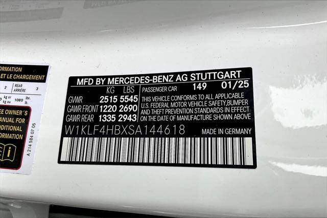 new 2025 Mercedes-Benz E-Class car, priced at $79,725