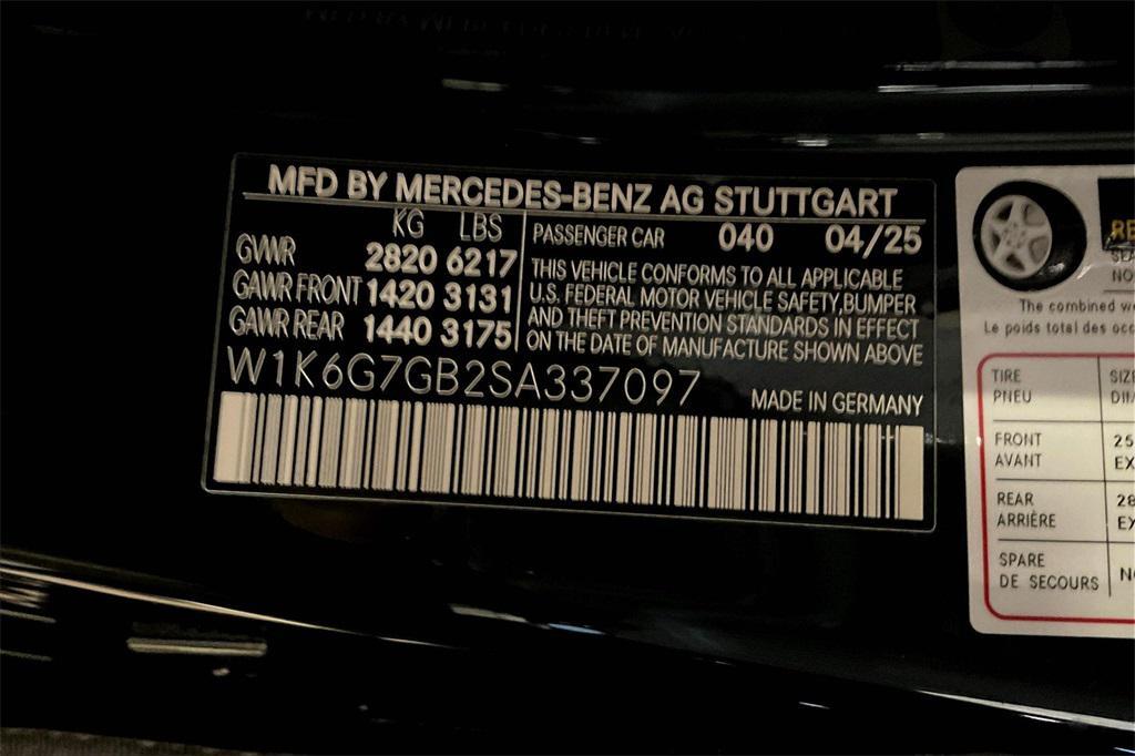 new 2025 Mercedes-Benz S-Class car, priced at $138,180