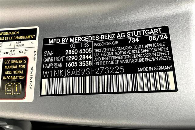 new 2025 Mercedes-Benz AMG GLC 63 car, priced at $107,115