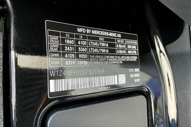 new 2025 Mercedes-Benz Sprinter 2500 car, priced at $75,331