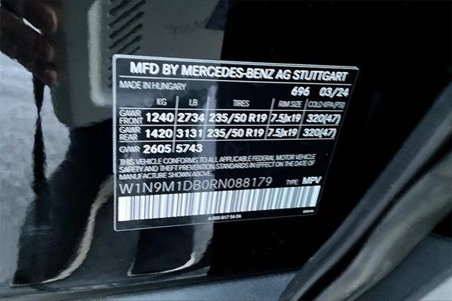 new 2024 Mercedes-Benz EQB 350 car, priced at $66,645