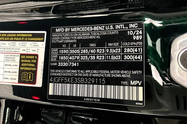 new 2025 Mercedes-Benz GLS 450 car, priced at $106,820