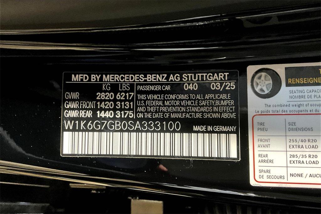 new 2025 Mercedes-Benz S-Class car, priced at $137,185