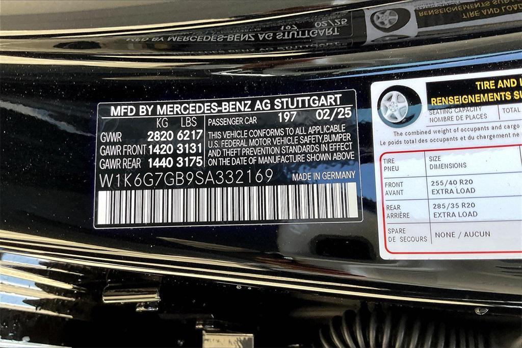 new 2025 Mercedes-Benz S-Class car, priced at $136,415