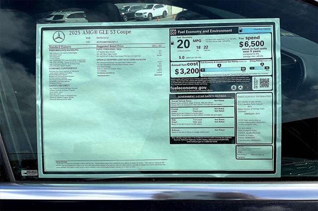 new 2025 Mercedes-Benz AMG GLE 53 car, priced at $94,970