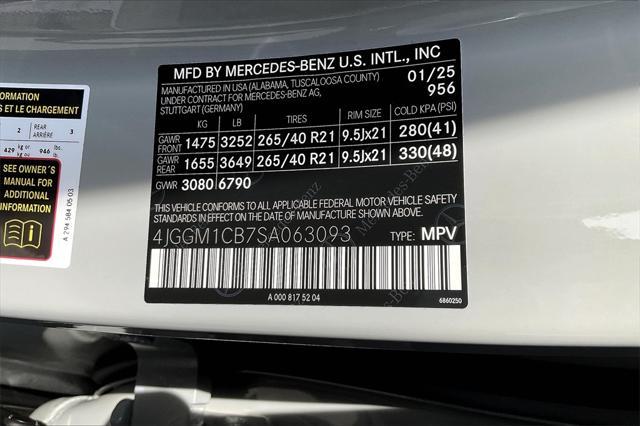 new 2025 Mercedes-Benz EQE 350 car, priced at $90,605